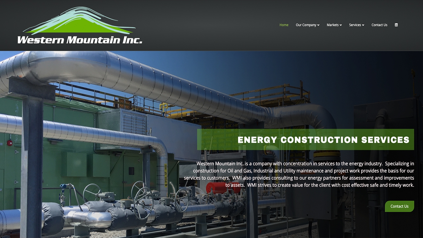 Western Mountain Inc Reflex Website Design